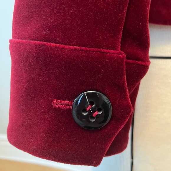 Velvet jacket with bust, perfect condition - Picture 4 of 7